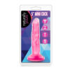 Beginners Suction Cup Dildo 5 Inch Pink - Image 3