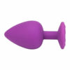 Loving Joy Jewelled Silicone Butt Plug Purple -Large - Image 5