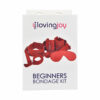 Loving Joy Beginner's Bondage Kit Red (8 Piece) - Image 10