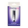 Loving Joy 10 Function Rechargeable Bullet Vibrator Silver - Image 3