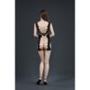 Moonlight Open Front and Back Criss-Cross Mini Dress One Size Black - Image 3