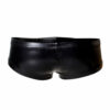 C4M Booty Shorts Black Leatherette Extra Large - Image 3
