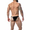 C4M Brazilian Brief Black Leatherette Small - Image 5