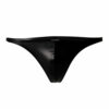 C4M Brazilian Brief Black Leatherette Extra Large