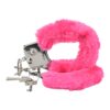 Bound to Play. Heavy Duty Furry Handcuffs Pink - Image 4