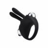 Loving Joy Silicone Vibrating Rabbit Cock Ring - Image 4