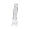 Loving Joy 6 Inch Dildo with Balls Clear - Image 5