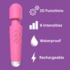 Loving Joy 20 Function Wand Vibrator Pink - Image 9