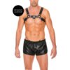 Bulldog Leather Chest Harness - S/M