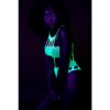 Cut Out Thong Bodysuit Neon Green One Size - Image 7