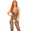 Leg Avenue Seamless Halter Suspender Bodystocking - Image 3