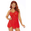 Leg Avenue Rose Lace Flair Chemise - Image 6