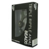 Loving Joy Triple Ripple Anal Beads-Black - Image 9