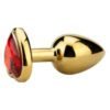 Precious Metals Heart Shaped Butt Plug-Gold - Image 4