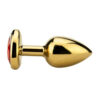 Precious Metals Heart Shaped Butt Plug-Gold - Image 3