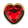 Precious Metals Heart Shaped Butt Plug-Gold - Image 6