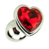 Precious Metals Heart Shaped Butt Plug-Silver - Image 4