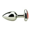 Precious Metals Heart Shaped Butt Plug-Silver - Image 5
