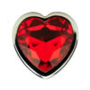 Precious Metals Heart Shaped Butt Plug-Silver - Image 7
