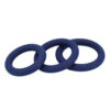 Loving Joy Thick Silicone Cock Rings 3 Pack - Image 4