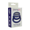 Loving Joy Thick Silicone Cock Rings 3 Pack - Image 6