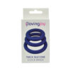 Loving Joy Thick Silicone Cock Rings 3 Pack - Image 5