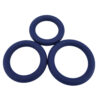 Loving Joy Thick Silicone Cock Rings 3 Pack - Image 3
