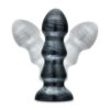 Jet Black Jack Large Ribbed Butt Plug 7 inches - Image 6
