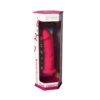SilexD 6 inch Realistic Silicone Dual Density Dildo with Suction Cup Pink - Image 7