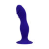 Loving Joy 6 Inch Silicone Dildo with Suction Cup Midnight Blue - Image 4